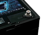 12V 100Ah battery with LCD screen