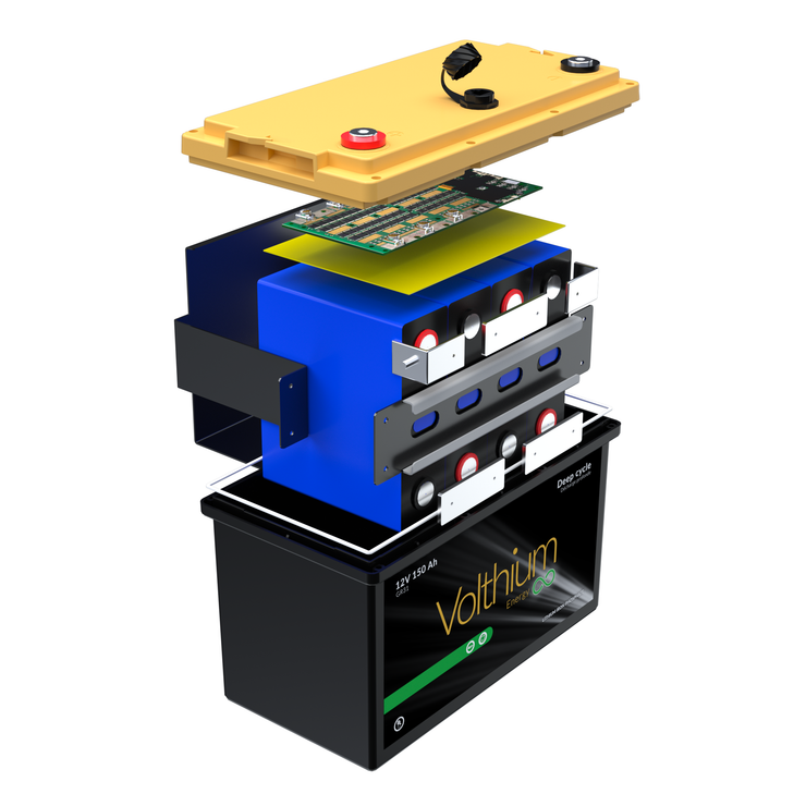 12V 150Ah Self-heating Battery
