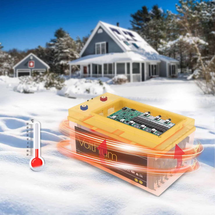 12V 400Ah Self-heating Battery