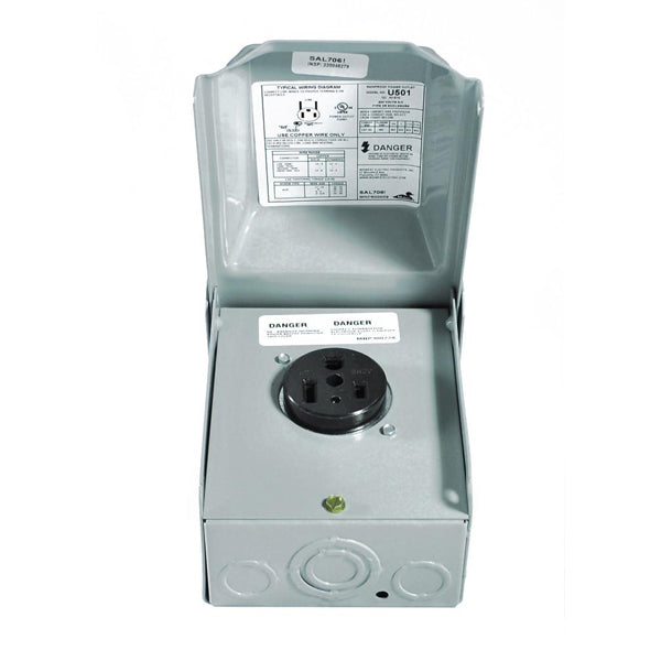 NEMA 6-50 outdoor outlet
