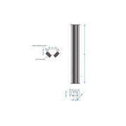 Aluminum pedestal