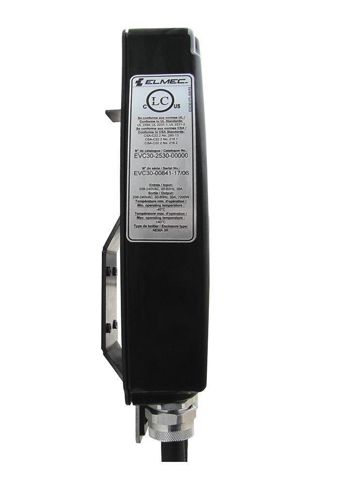 Wall bracket with additional cable support